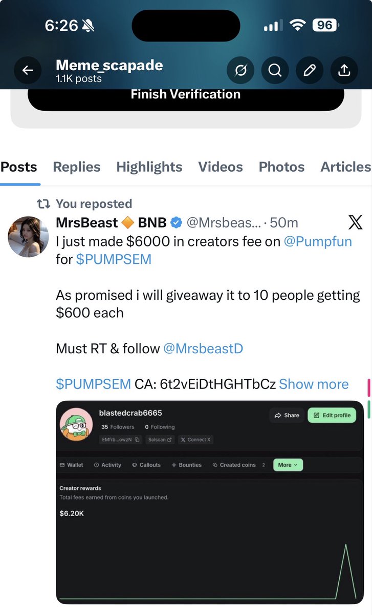 StephensHe13556's tweet photo. @MrsbeastD @Pumpfun Done! And Done!

7M4kBaW7DshJEbQcjAtVfnKJS5uGujgQquwWKRG5yNMq https://t.co/Kbx6wwxkdx