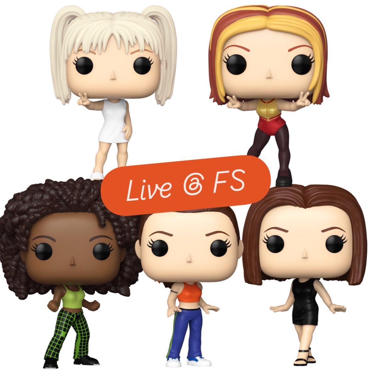 FunkoPOPsNews's tweet photo. Now Live at the Funko Shop! Spice Girls POPs! ✌️🇬🇧 Spice up your life! Other stores later ~

   FS ~ https://t.co/CpMg5HMh2e
   EE ~ https://t.co/itk2LAOTuw ~ 9AM PT
   Amzn ~ https://t.co/Jtyw8cxgds ~ 9AM PT

#Ad #FunkoPOPNews #SpiceGirls #GirlPower #PopMusic https://t.co/h06aiiD4JK