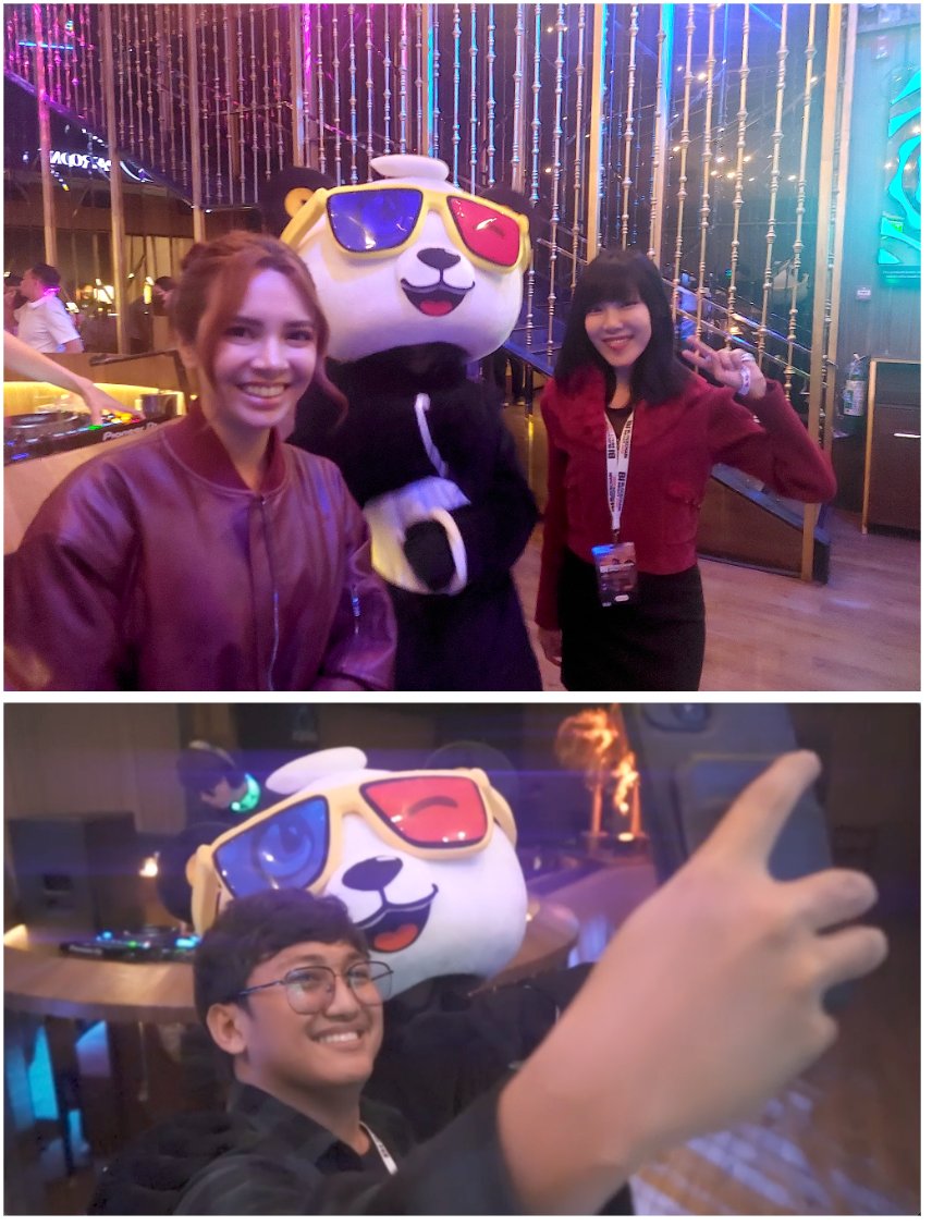 BambitzRecords's tweet photo. Thanks to #BlockchainImpact2026 in Manila for the opportunity to be the Official After-Party Sponsor, as announced by their massive 32-foot AI event host! It was quite the spectacle😃

Andy was the absolute LIFE of the party at Club Revel in BGC Manila! 

From mingling with the crew, guests and DJ to absolutely owning the dance floor to the non-stop selfie requests… even getting offered drinks left and right (panda really got the VIP treatment😂) — watch him in action ;)

It was nonstop smiles, laughs, hugs and that signature panda vibe lighting up the entire room ✨

The event gave us the perfect space to connect with our new BAMFAM and explore exciting collaborations with serious builders in the ecosystem — all while the BAM music kept the party going strong all night long! 

The #BlockchainImpact2026 momentum didn’t stop at the summit — it carried straight into the afterparty and it’s still going strong with streams climbing as more and more start to understand what BAMBITZ is all about! 

This is what real community looks like when music, people and good times collide. 

Not part of the BAMFAM yet?  Easy, first step is just a LISTEN:
https://t.co/vgFhWPlnxO #Listen2Burn $BAM #Bambitz #BlockchainImpact2026