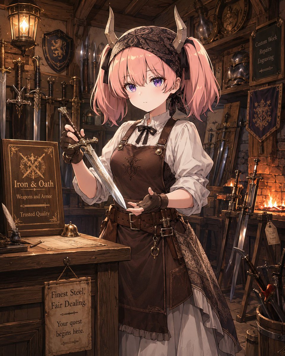Frieren #AIart 魔族の町のNPC