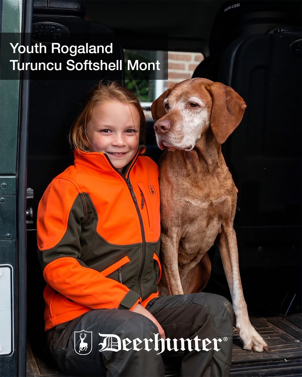 Altunbas_As's tweet photo. Deerhunter Youth Rogaland Softshell; su itici dış yüzeyi, esnek yapısı ve yüksek görünürlük sağlayan Safety Orange rengiyle çocukların outdoor aktivitelerinde konfor sunar. Hareket özgürlüğü sağlayan tasarımıyla doğayı keşfetmeye hazır minik kaşiflerin ideal yol arkadaşı. https://t.co/n6uJ5A4dY4