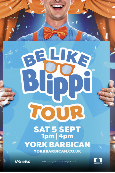 ptnyorks's tweet photo. ๐งก๐ค Blippi is heading to York Barbican!
Join the fun on 5 Sept for a live show packed with music, learning and audience participation that little fans will love. ๐ถโจ
๐ https://t.co/1xuoWJt7SR
#Blippi #BlippiTour #YorkBarbican @yorkbarbican @BlippiOnTour https://t.co/T9AZu68iEe