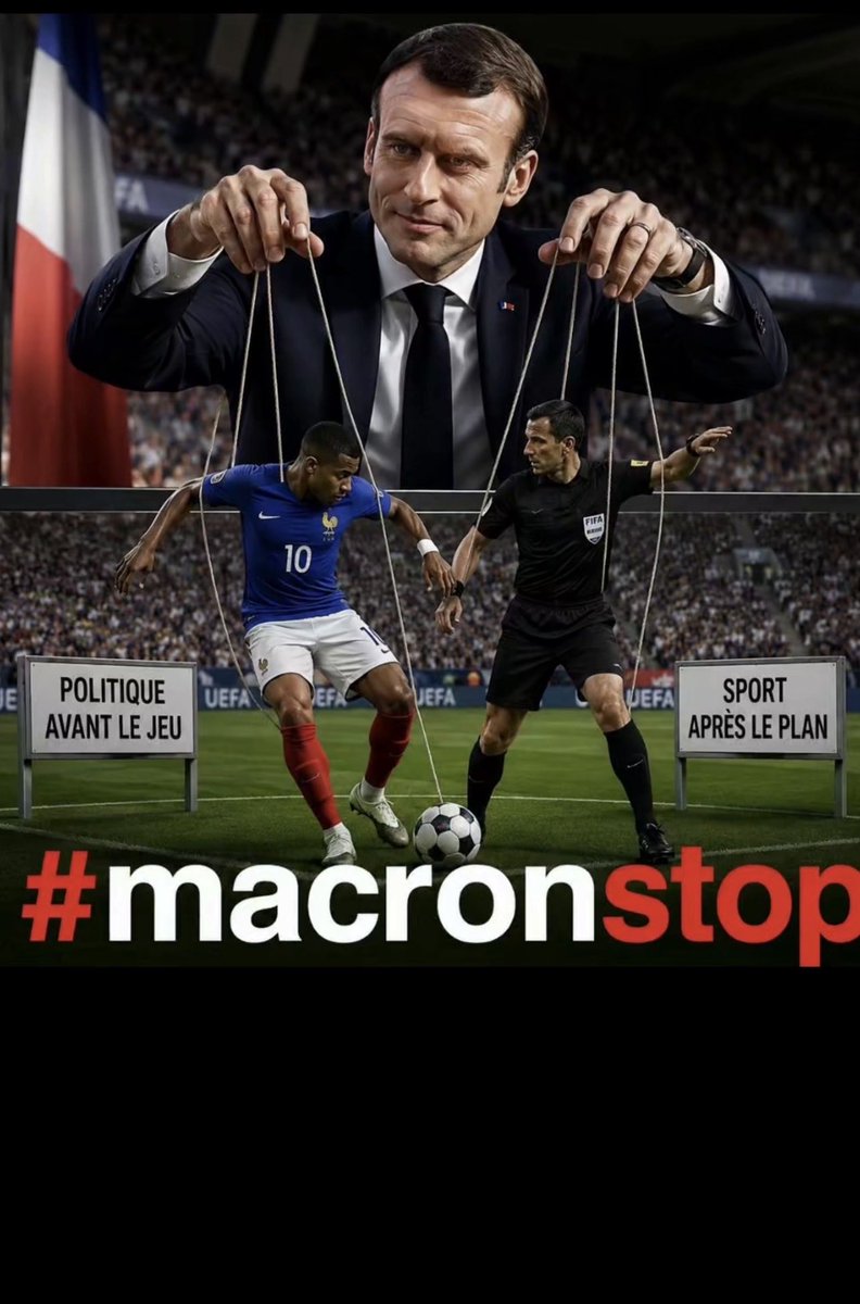don_fermon's tweet photo. To referee Tello; don’t drag yourself into trouble and stay Neutral @FIFAWorldCup 
#macronstop https://t.co/57dRUQ0JMm