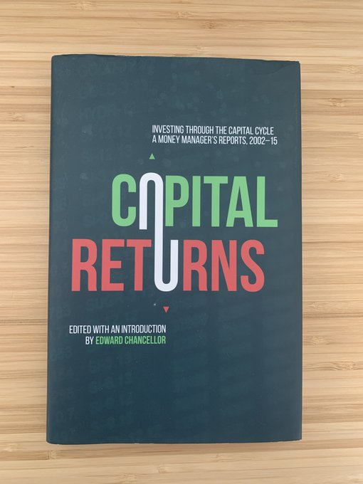 Invesquotes's tweet photo. 1/ Capital Returns is a must-read for investors (more so in the current era) and is packed with lessons that should never be dismissed because it's rarely "different this time"!

Here are some of my thoughts after having read the book a couple of times

Long 🧵 https://t.co/x97S7k6C9M