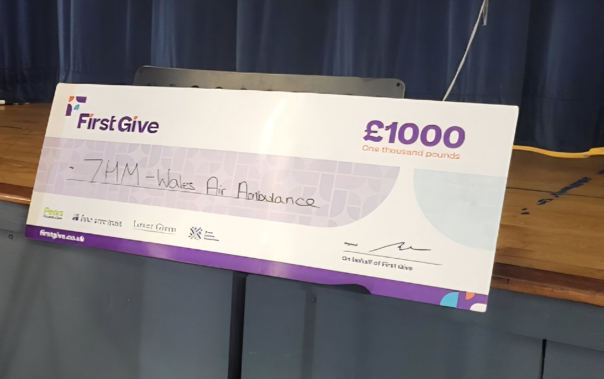 FirstGiveNPe's tweet photo. Congratulations to Class 7HM @ysgolaberconwy for winning in their @FirstGiveUK final this week. @air_ambulance will the reciving the £1000 that will help them to continue all of the great work they are doing. A huge well done to all of the year 7 students too! https://t.co/rweiPtQFPJ