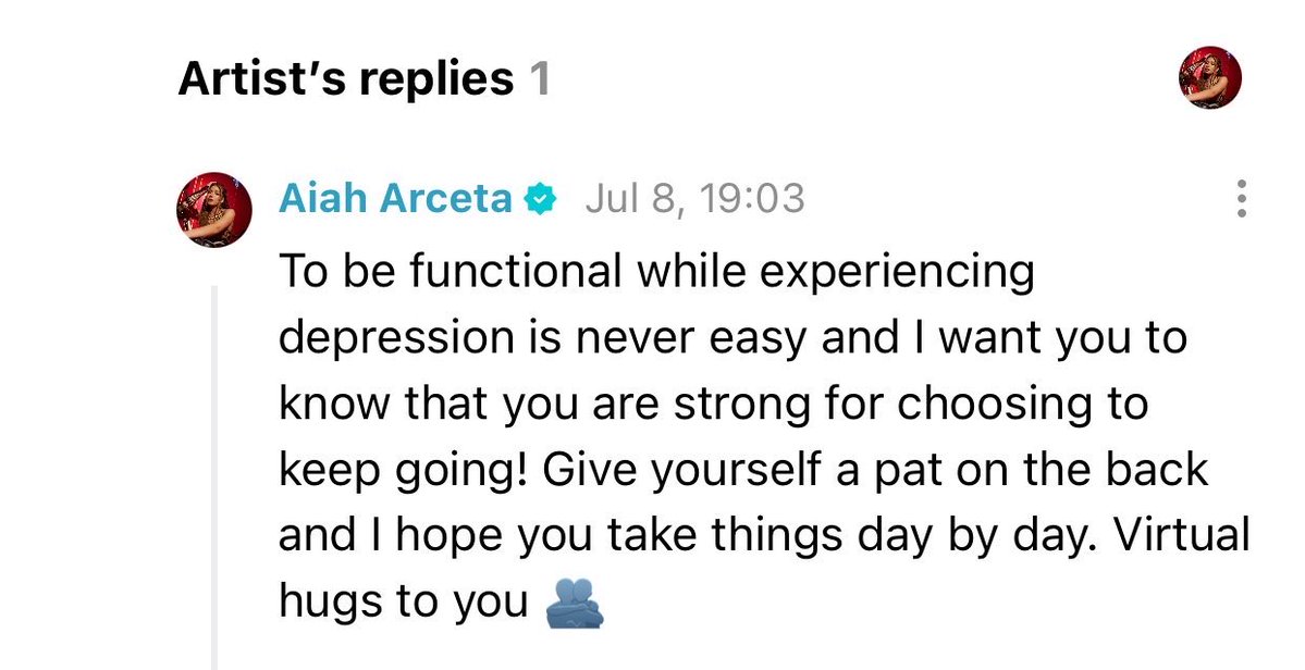 aiaheic's tweet photo. aiah and her comforting words :(( she’s really our unpaid therapist. i love you so much @bini_aiah ❤️‍🩹 https://t.co/ccHPTT6Sc3