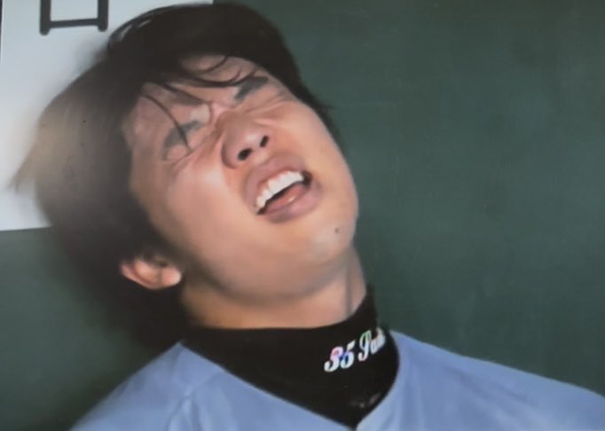 ham9_w's tweet photo. 才木くん、これどういう表情？笑
#阪神タイガース https://t.co/ryooVu1QMz