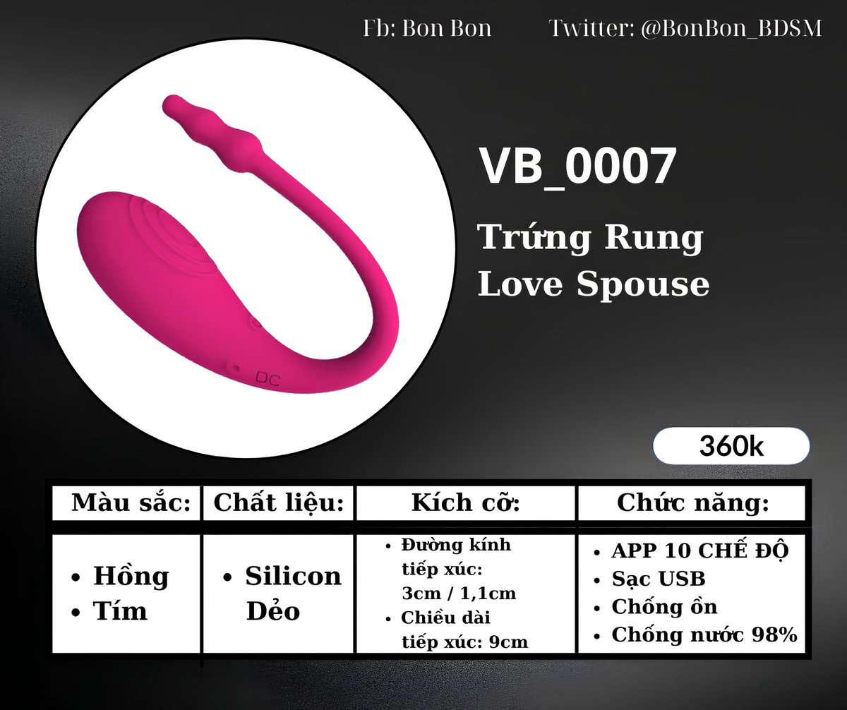 BonBon_BDSM's tweet photo. Bon còn 1 bé màu hồng gả nhanh 300k bỏ mã nhé cả nhà 🥲

Hãy giải cíu Bon 🥲 

✅️ Có ship hỏa tốc HCM 
-----------------------------

➡️XEM "ĐỒ CHƠI" Ở ĐÂY:
https://t.co/LD8cT84YMR

#BDSM #Sextoys #BDSMVN #BonBonShop #BossSlave 
#boss #slave #chudai
#spank #bdsm https://t.co/ZeYDbNi8r7