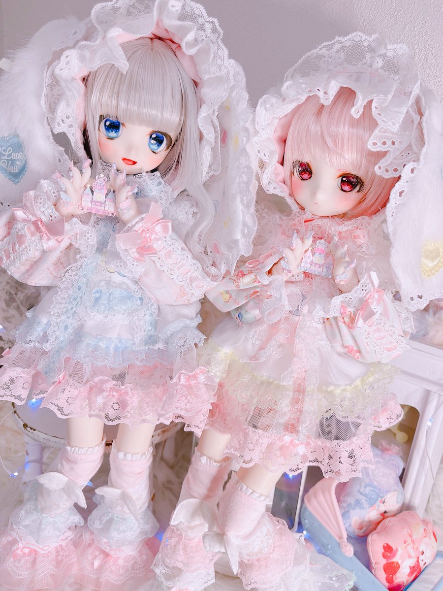 おすそ分け♡DOLLちゃん① 🄱🄰🄱🅈🎀⟡.·*. コラボの撮影したよ〜！！ かわいいのおすそ分け