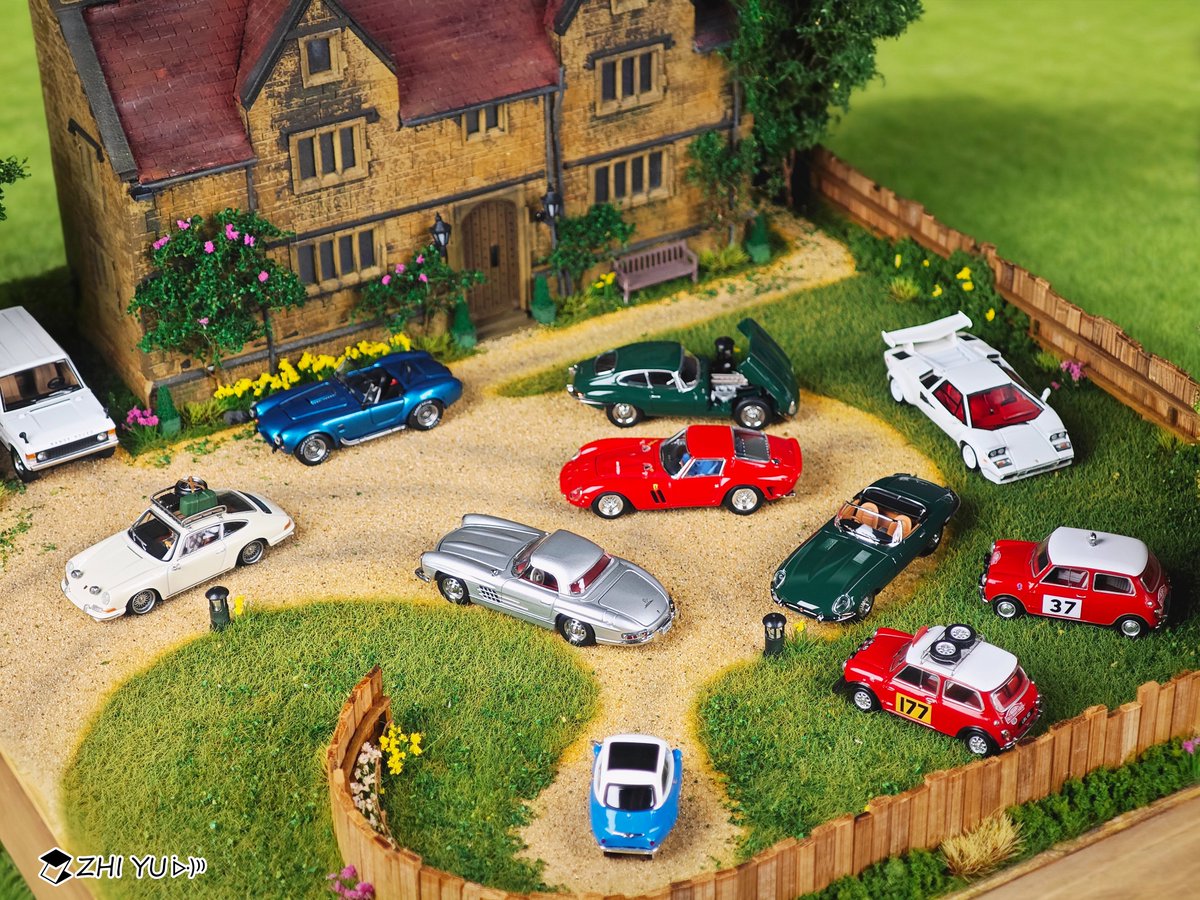 ModelCarKings's tweet photo. Underground villa diorama by Daxiong Studio 🏡

Tried it with a few 1:64 cars today. The curved road and mountain wall make it feel like a small hidden place you could actually drive through.

More diorama styles coming soon 👀

#diorama #diecast #164scale https://t.co/wGQPhpezdy