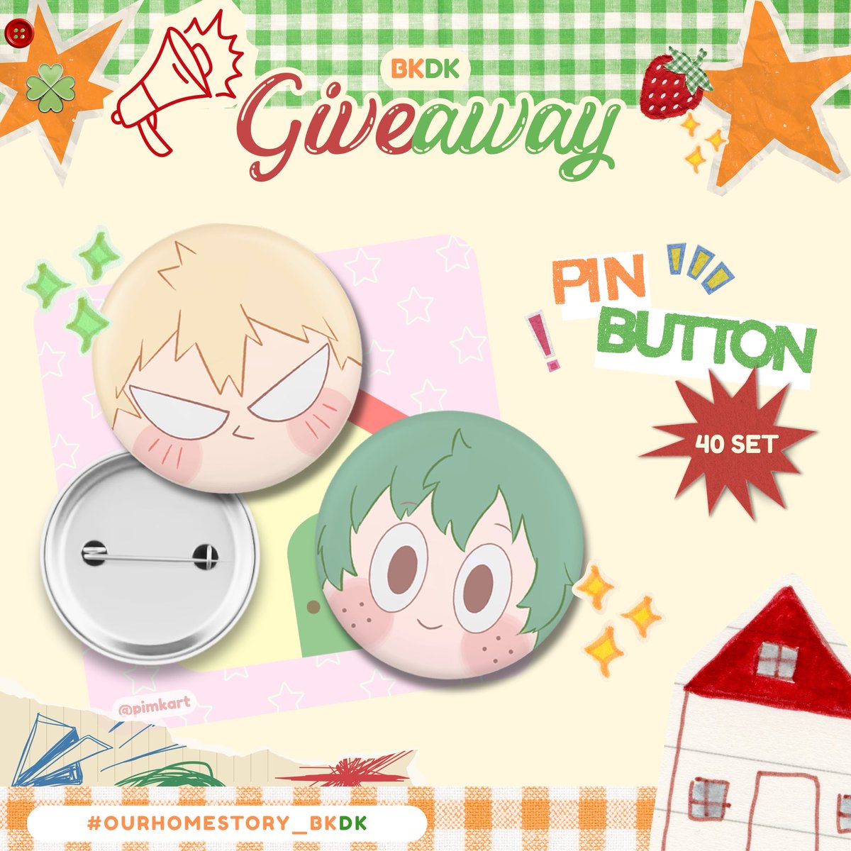 pimkart's tweet photo. ᯓᰔ Giveaway ⋆𐙚 ̊.✨​

⋆🖇️​ ̊.⤷ ゛pin​ button​ : 40​ set   ˎˊ˗˖˚ ༘

📌🏡​: Sociefee x Chouxstory
🗓️​ : 12 July 2026

#OurHomeStory_BKDK​ ✴️❇️ https://t.co/FxfJCS7Ma8