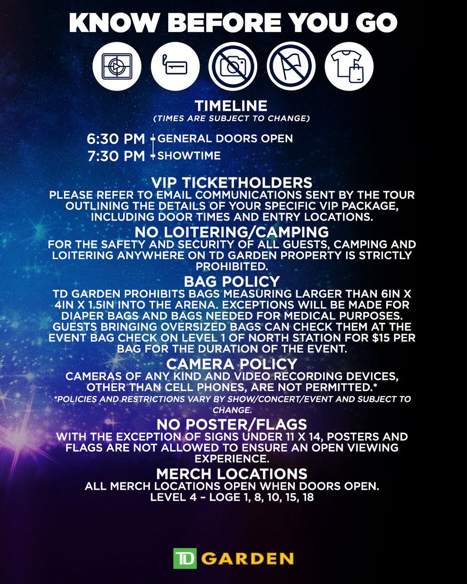 tdgarden's tweet photo. Joining us for Lionel Richie and Earth, Wind &amp; Fire tonight? Here’s what you need to know! ⤵️ https://t.co/xiOY7vWYdr
