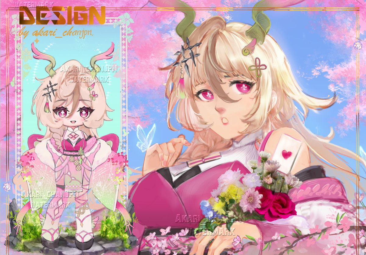 Akari_chanJPN's tweet photo. Heyaa Akari here~
adoptable open "Cherry whim"
SB : $30
MI : 5+
AB : N/A
bid below!
♡ + ↻ is much appreciated! <3 ty!
#vtuber #adoptableopen https://t.co/nh8XS8hLm5