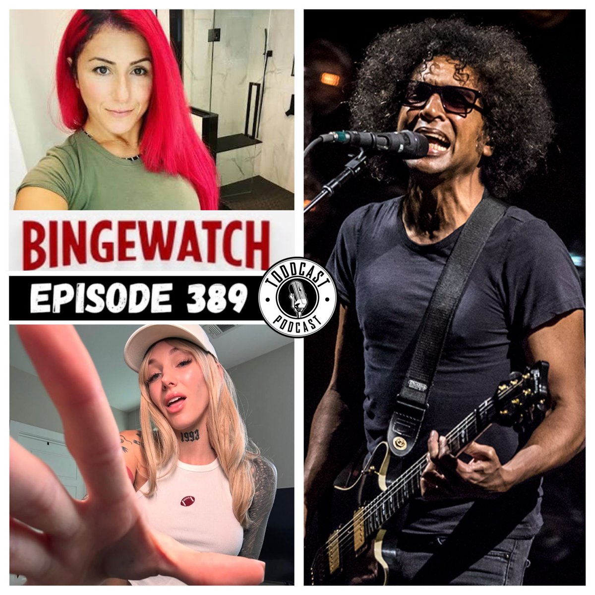 TODDCastPodcast's tweet photo. Hear #BingeWatching habits from nine guests including @AliceInChains singer William Duvall, MMA fighter @RandaMMA Markos & adult actress @KittyQuinnTV in #podcast 389! ๐บ๐ฟ
https://t.co/fzxdUbJdKS https://t.co/JC2Q0VHydA