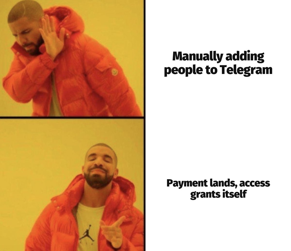 TheAutlantic's tweet photo. Creators don't hate paid communities.

They hate everything between "member paid" and "member has access."

Relatable? 😅

#creators #paidcommunity #telegram #buildinpublic #autlantic https://t.co/Kt35RS0Elz