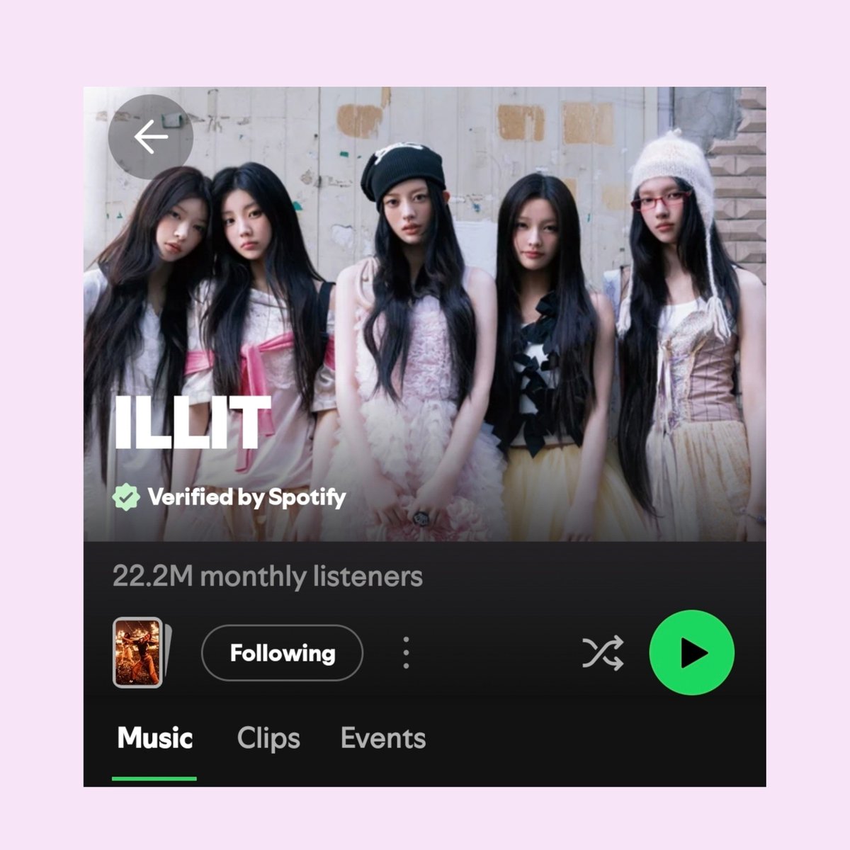 theillitnews_'s tweet photo. ILLIT updates their Spotify profile picture ahead of the upcoming release of "I Got Your Back."

#ILLIT #아일릿 https://t.co/SgIcAU32dh