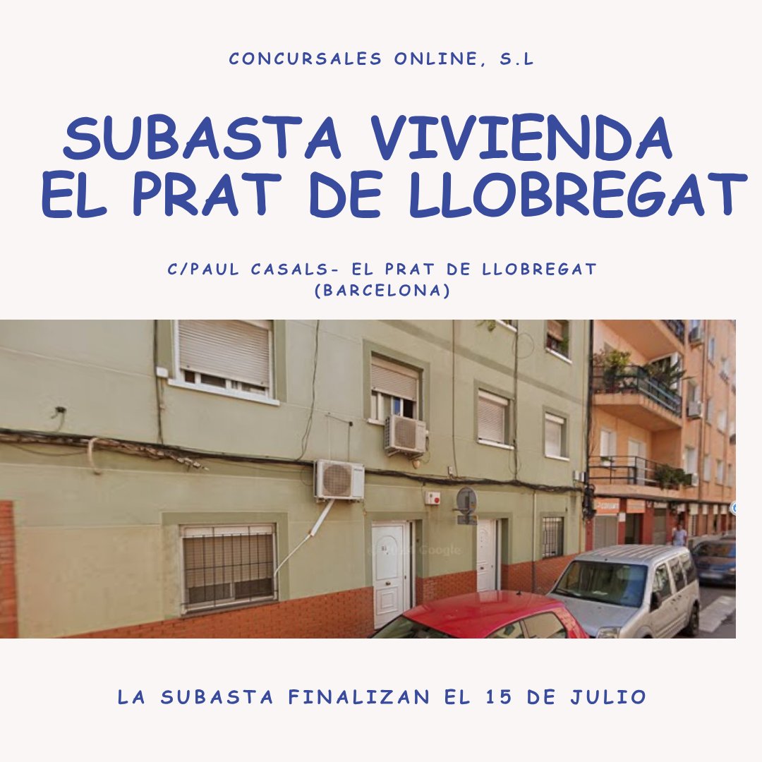 ConcursalesOn's tweet photo. 🏡 ¡Oportunidad de adquirir una vivienda en El Prat de Llobregat mediante subasta!

🔎 Toda la información, la documentación del inmueble y las condiciones para participar están disponibles aquí:
https://t.co/rDZBLrZ2z6
#OportunidadDeInversión #InversiónInmobiliaria https://t.co/WlvgpFLMGk