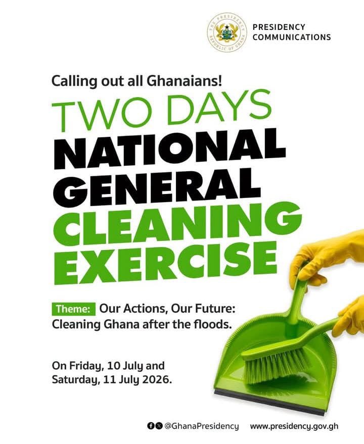 mahama_godwin's tweet photo. This is a civic duty worth embracing by all.

Don't sit on the fence—be part of this important exercise. Together, let's keep our communities clean, healthy, safe, and environmentally friendly.

#CivicResponsibility #CleanCommunity #HealthyEnvironment #TogetherWeCan #CommunityFirst