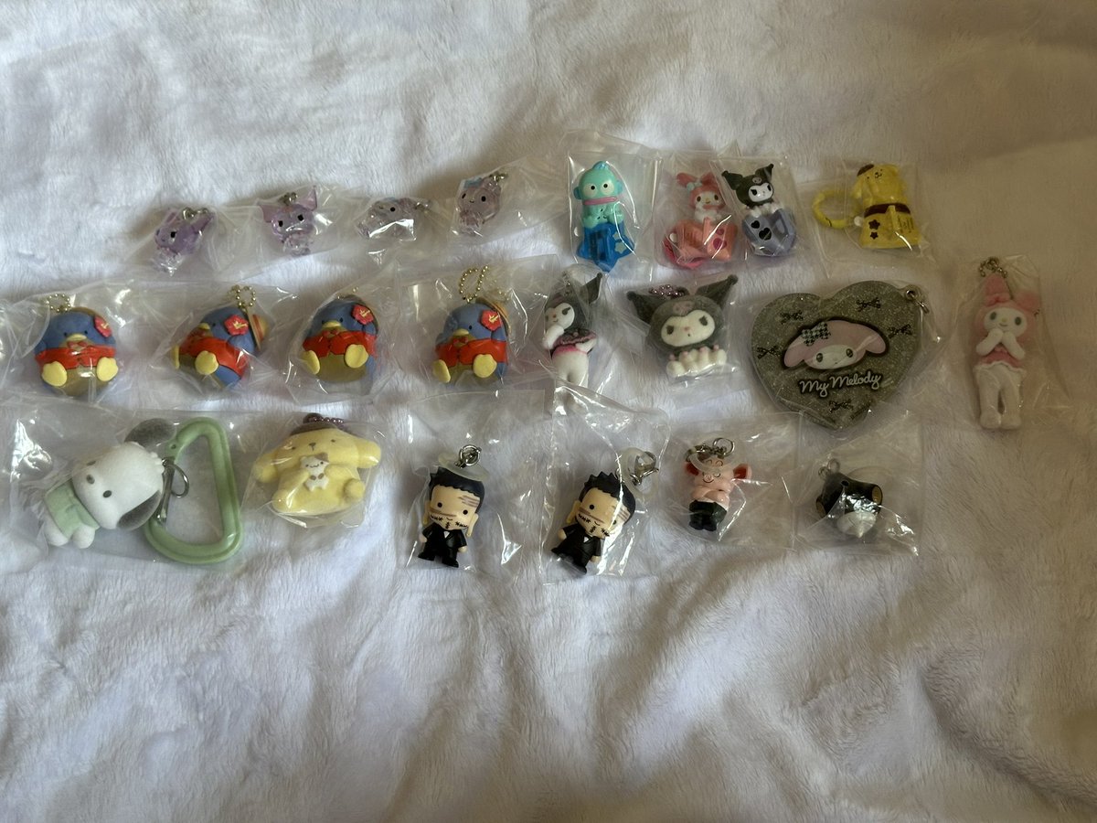 my___melod's tweet photo. サンリオ クリスタル めじるしアクセサリー
キーリングハンガー お譲りします❣️

【譲】クリスタルめじるしマイメロ、クロミ
キーリングハンガー　ハンギョドン、マイメロ、クロミ、プリン

【求】定価➕送料 (ALT参照)
他めじるしと交換なんでも🙆‍♀️

お心当たりある方からのご連絡お待ちしております🎶 https://t.co/iL90joXStQ