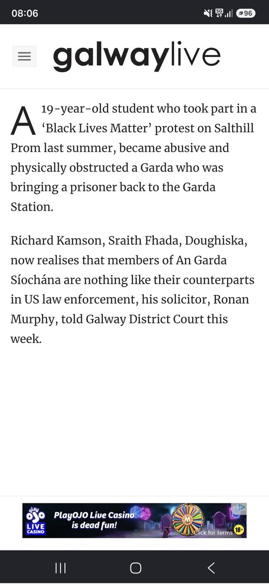 Trader_PaddyO's tweet photo. @nwl88444048 He was also arrested for assaulting a Garda during a BLM protest a few years ago https://t.co/slsD2A5Ra6