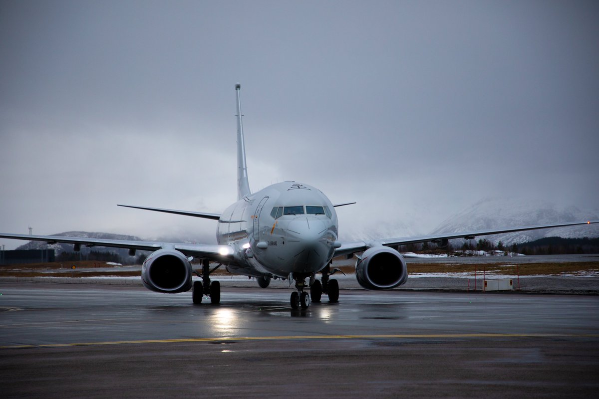 FlightAcesHigh's tweet photo. Denmark confirms plan to purchase two @BoeingDefense P-8A maritime patrol aircraft. Will follow current European users Germany, Norway (RNoAF example pictured) and the UK in fielding the Poseidon. For use defending Arctic, North Atlantic... and Greenland https://t.co/i3sQ11c97i https://t.co/a1vIpy1kJF