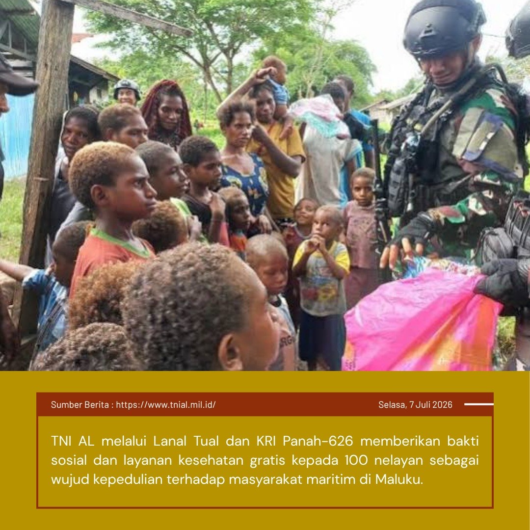 thalialianaaa's tweet photo. Prajurit TNI turun tangan memastikan semua rakyat mendapatkan keadilan sosial, kemakmuran, dan kesejahteraan yang layak untuk semua.
Dimanapun Selalu Hadir https://t.co/TZ7GNQhY8w