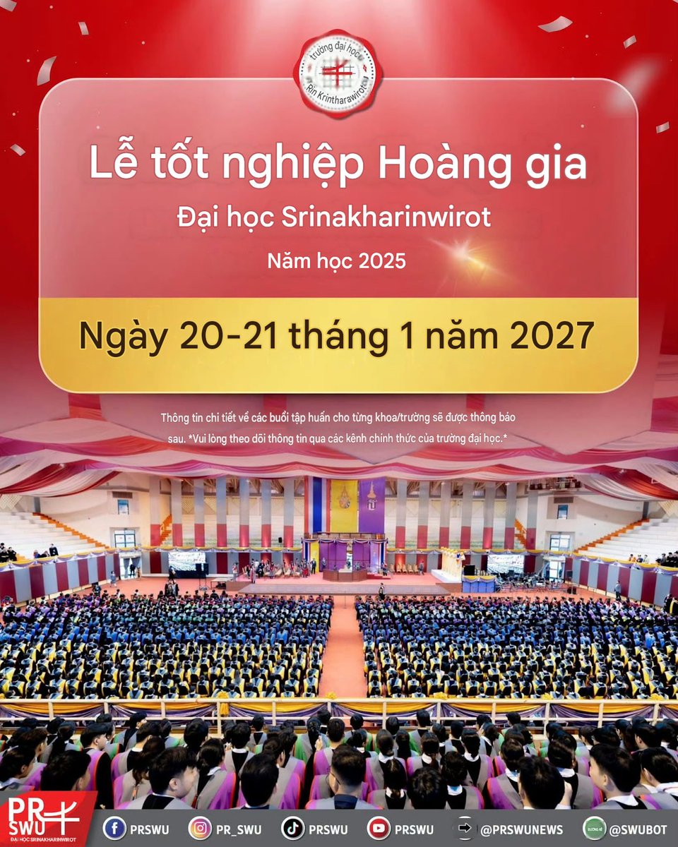 DzungChen2021's tweet photo. The day of Master Orm Kornnaphat's graduation ceremony has finally come ✨🎉🎉🎉🎉
#ทีมมศว #SWUGrad
#SWUGrad68 #รับปริญญา
#รับปริญญามศว
#OrmKornnaphat #ออมกรณ์นภัส https://t.co/Slbn430v3u