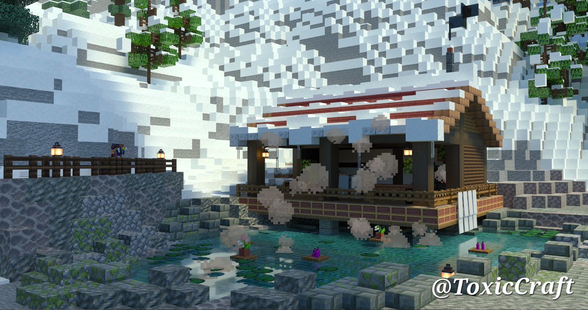 ToxicCraft_'s tweet photo. Minecraft Hotsprings
#Minecraft #minecraftbuilds #hotsprings https://t.co/mUTJI2Mscv
