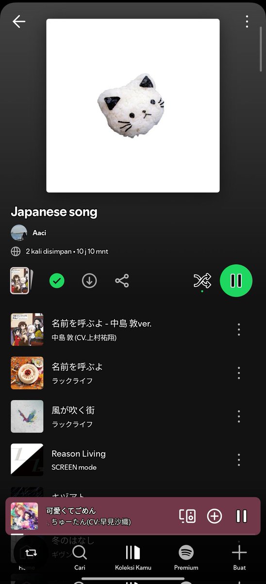 aicyyneko's tweet photo. Playlist 10 jam ku ini gak ada apa-apanya ya ndip dimatamu💔🥀🥀⁉️⁉️

Aku harus se-wibu apalagi agar di terima di bkj😢😢😢??? https://t.co/0tBxZnmVs0