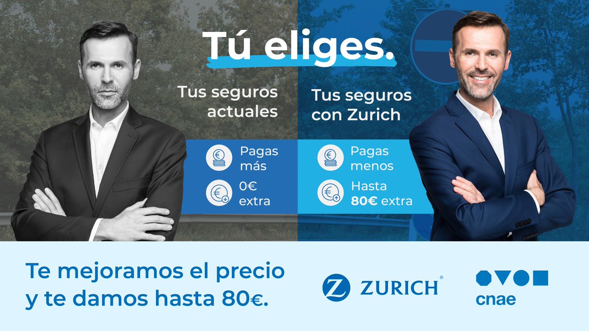 InfoCnae's tweet photo. ¡Tú eliges!

Si eres de CNAE, te mejoramos el precio de tus seguros actuales y te damos hasta 80€.

🌐https://t.co/VJHaiL6Ghz

📞 913 523 054 / 913 520 257 https://t.co/tRRGSAFbwZ