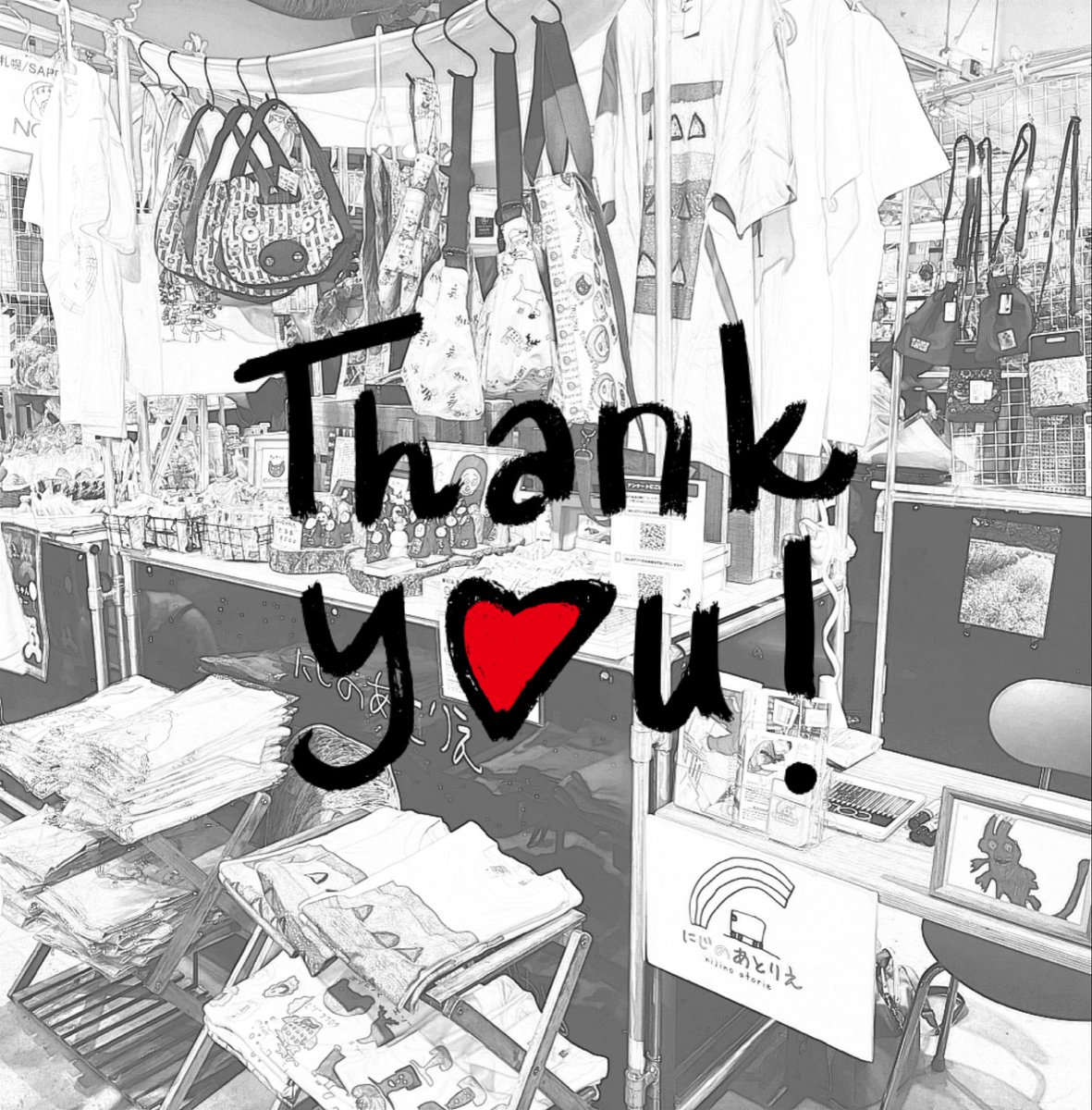 cfumifumi's tweet photo. ボーダレスマルシェ
たくさんのご来店ありがとうございました！ https://t.co/wAw1kfIyY5