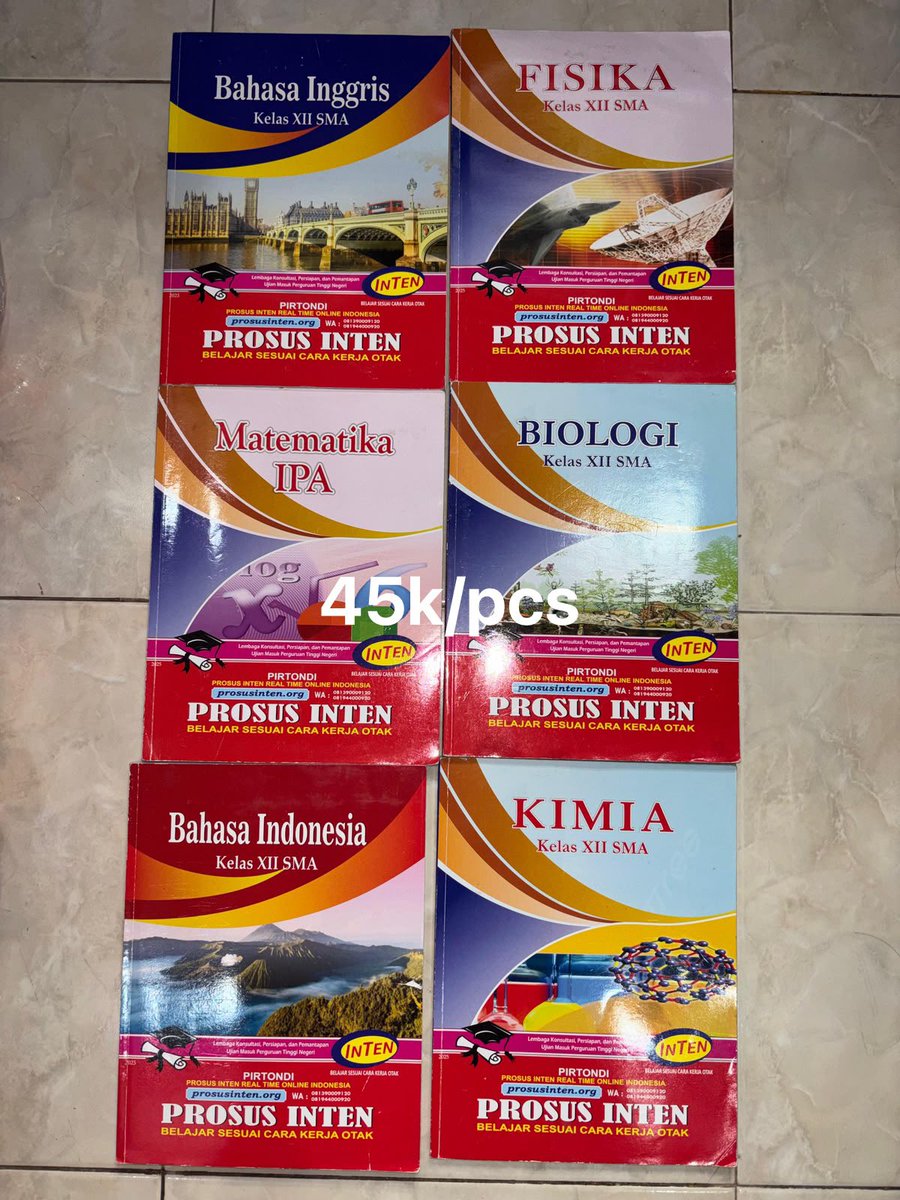 badebibu's tweet photo. heyy peepss!! WTS buku prosus inten kelas 12
harga bisa nego tipis https://t.co/fSTSNoBanX