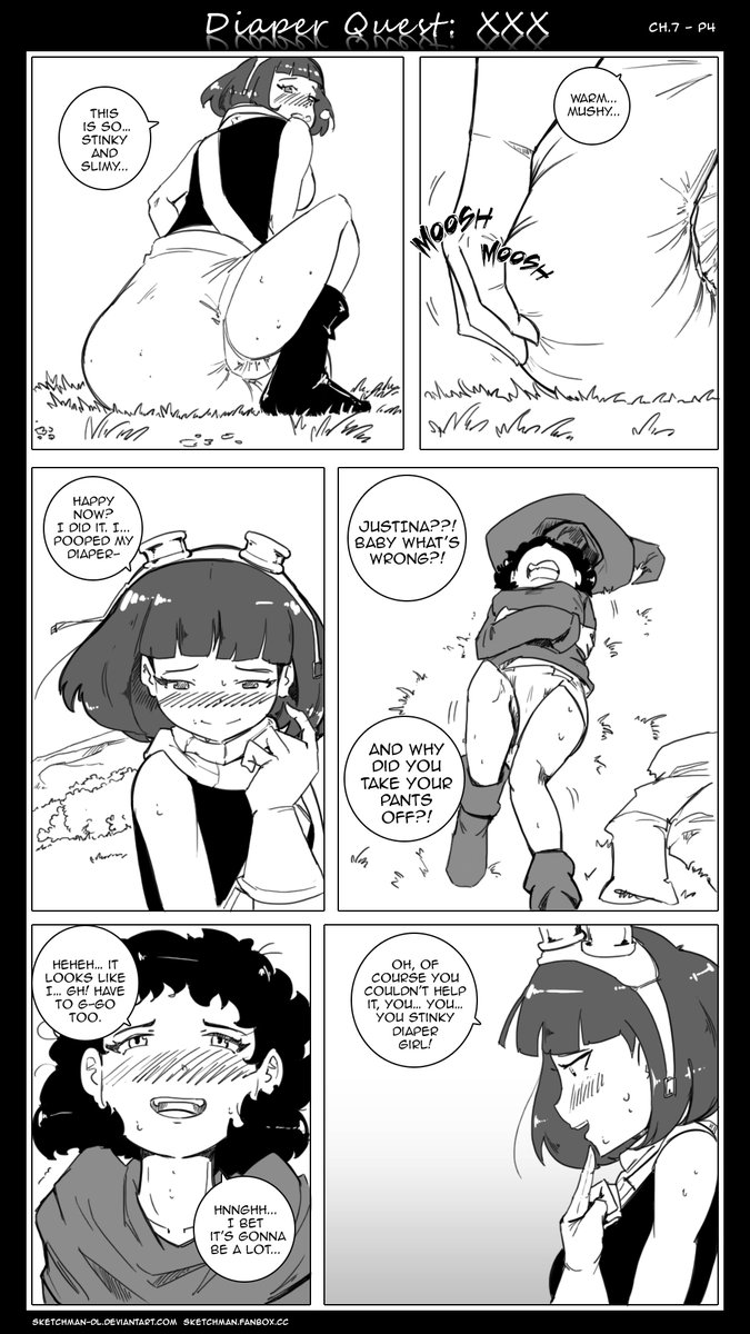 sketchmandl's tweet photo. Diaper Quest: XXX chapter 7 page 4

#abdl #diaper #diapergirl #diaperlover #abdlart #オムツ https://t.co/uIriNwIOYQ