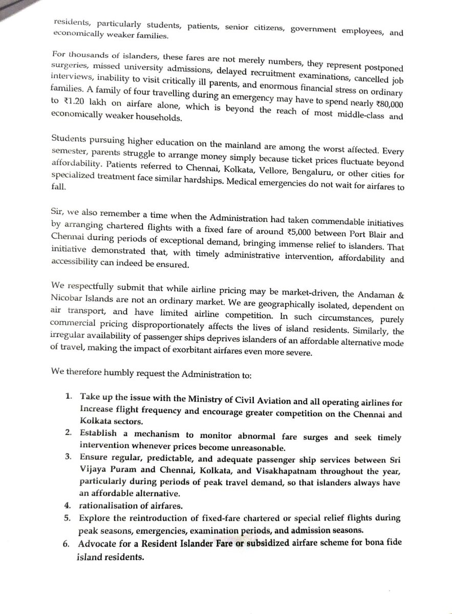 humanetouch_pbl's tweet photo. #HumaneTouch appeals for urgent action to address exorbitant airfares and irregular passenger ship services. Islanders deserve affordable, reliable connectivity to the mainland https://t.co/J4Qurbq6x8