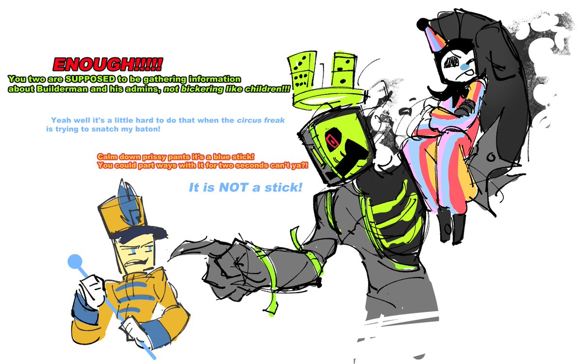 Soda_Stuff's tweet photo. they are like a group of really lame supervillains that hate each other

afie design by @PossiblyDog609 https://t.co/tuEDbr7q3b