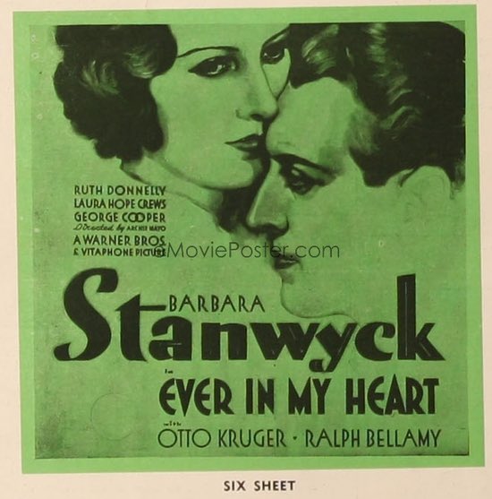 FrankMalfitano's tweet photo. FILM OF THE DAY: Fascinating unusually depressing 1933 #precode drama about #German immigrant professor #OttoKruger marrying ๐บ๐ธ Woman #BarbaraStanwyck in 1909 then having his life shattered by prejudice in #WWI provocative with strong performances but a real downer #RalphBellamy https://t.co/mnMMNcHXUl