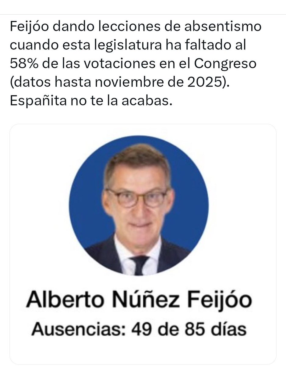 rubenfc80's tweet photo. @bsemper De absentismo sabéis los políticos mucho! https://t.co/rjGJ2vHq4k