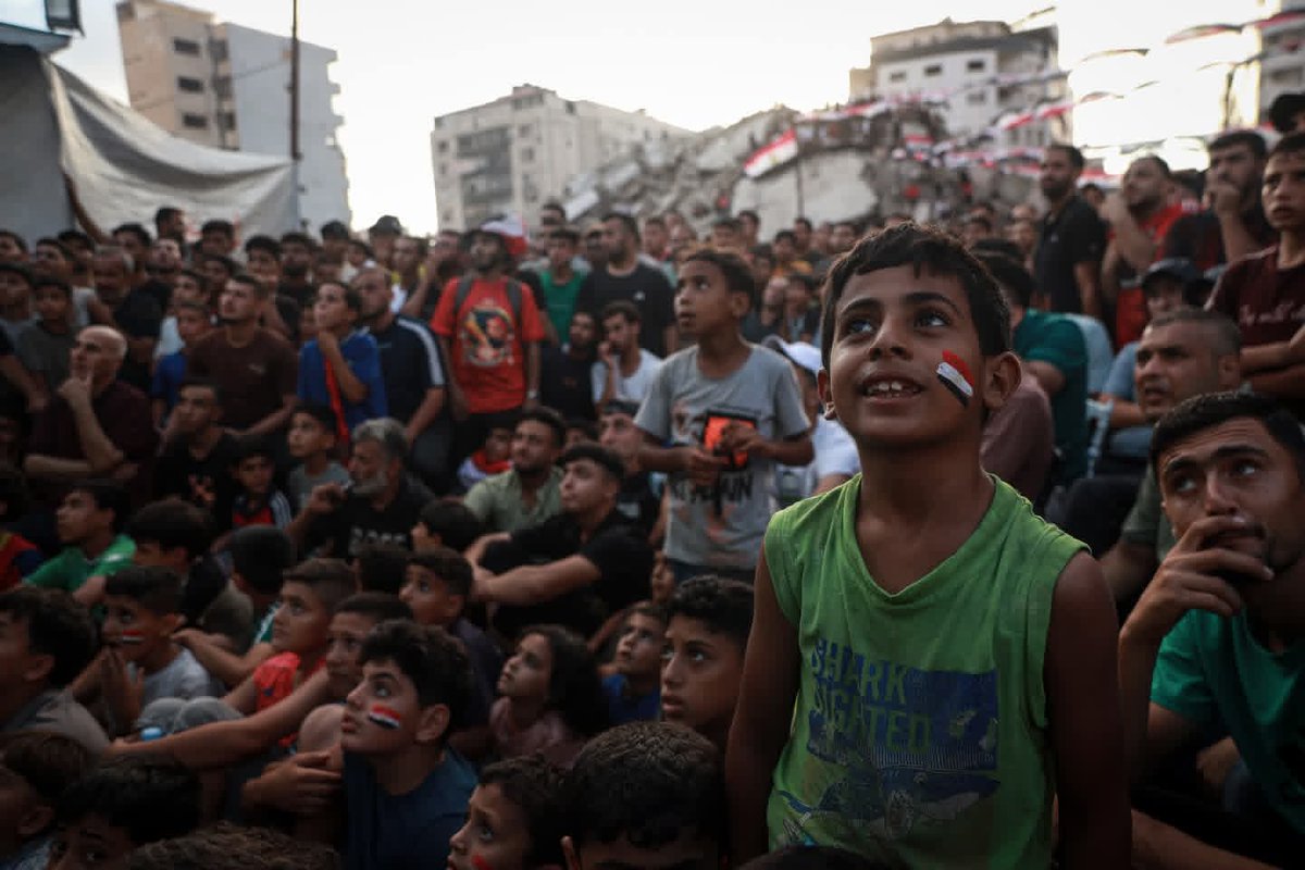 PalPress24's tweet photo. This is a message from Gaza to the world:

Despite the war, the destruction, and the hardship of daily life, we still search for moments of joy and hold on to hope whenever despair tries to take over. We are not just headlines or numbers in reports—we are people who love life, dream of safety, and want our children to smile like children everywhere else.

Gaza is not seeking war. Gaza is seeking life.