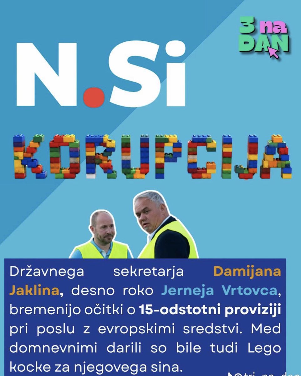 IztokSkok1's tweet photo. leglo korupcije https://t.co/cZj4xbe8xq