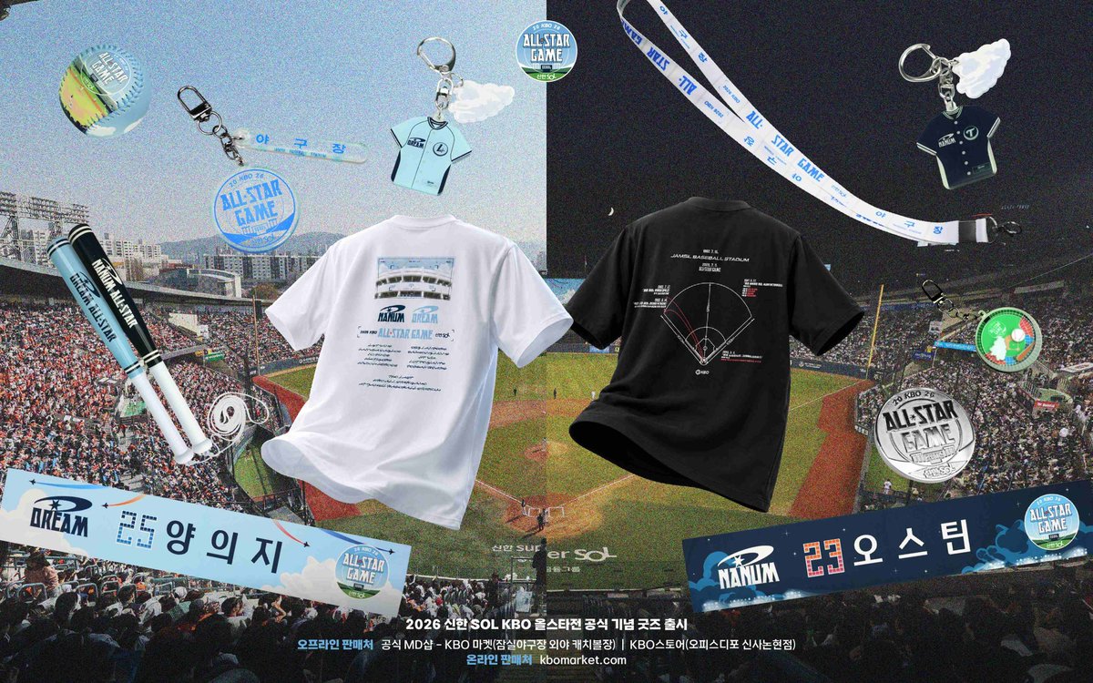 been47_'s tweet photo. 올스타 굿즈 나온다 베스트12는 이름 새겨주는 듯 티셔츠에!! https://t.co/1TcyVStxRz