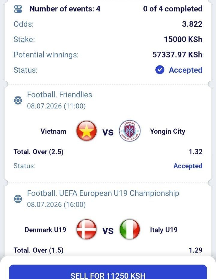 oddswinner1's tweet photo. Lunch tip ✅✅✅✅✅
Booking code GM7EZ
Reg. https://t.co/O4mnDeHitn
Apk.  https://t.co/CWH9ysTdsy
Promocode MOCH
Telegram channel 
https://t.co/AJhJzk6oLx https://t.co/YeZaGE4gKm