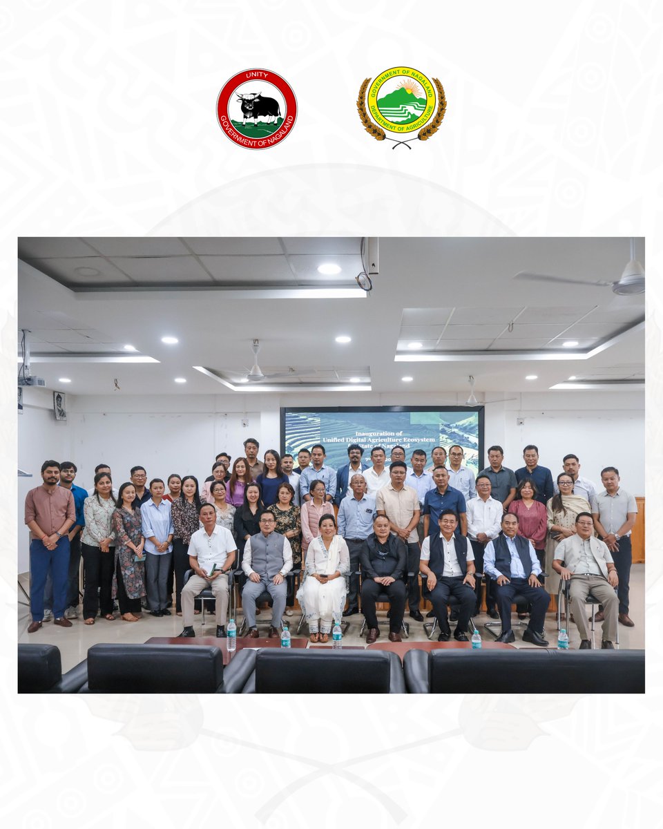 AgriNgl's tweet photo. The Department of Agriculture, Government of Nagaland, officially launched the Unified Digital Agriculture Ecosystem at the Directorate of Agriculture, Kohima, marking a major step towards digitally transforming the state's agricultural sector. https://t.co/wt0gcUX9tV