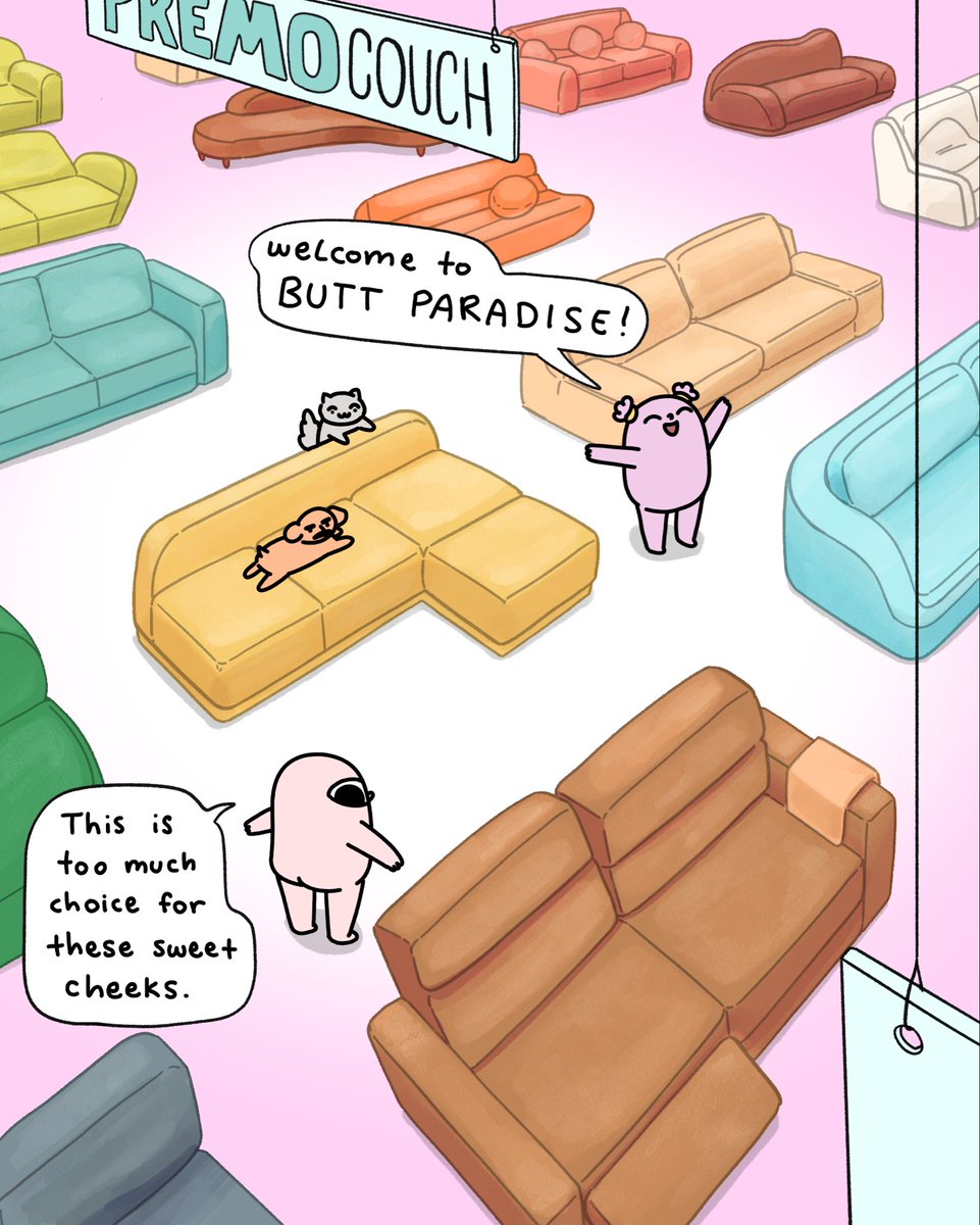 Ketnipz's tweet photo. Bean buys a sofa (1/5) https://t.co/X7FZ9UdJ0x
