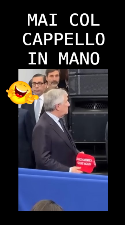 PRUSOF's tweet photo. @Antonio_Tajani #Tajani_sei_un_mito https://t.co/daF9XwaS9N