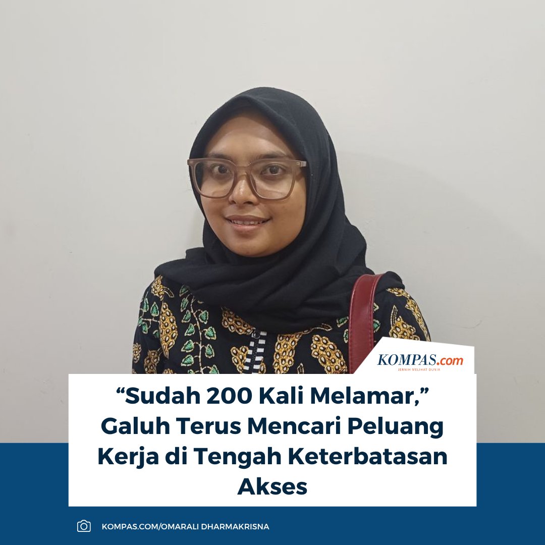 kompascom's tweet photo. Baca selengkapnya: https://t.co/aRq5x7taG8

Galuh datang ke bursa kerja di Jakarta dengan harapan membuka lembar baru setelah kontraknya sebagai desainer grafis berakhir. Setelah melamar ke lebih dari 200 perusahaan, ia masih menghadapi minimnya peluang kerja yang inklusif bagi penyandang tuli.

~RK #kerja #penyandangtuli
