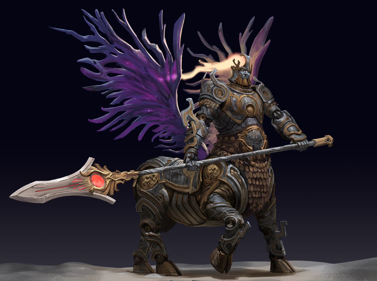 AmibaHuang's tweet photo. Horse / centaur thingy https://t.co/lxj1EcRpGi
