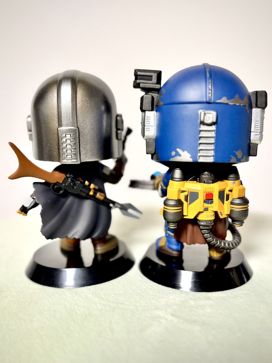 eq3houses's tweet photo. ディフォルメフィギュアなのにちゃんとディン・ジャリンより胸囲と腹囲が1.5倍太いパズ・ヴィズラ見て... https://t.co/GLkb0NK2dD