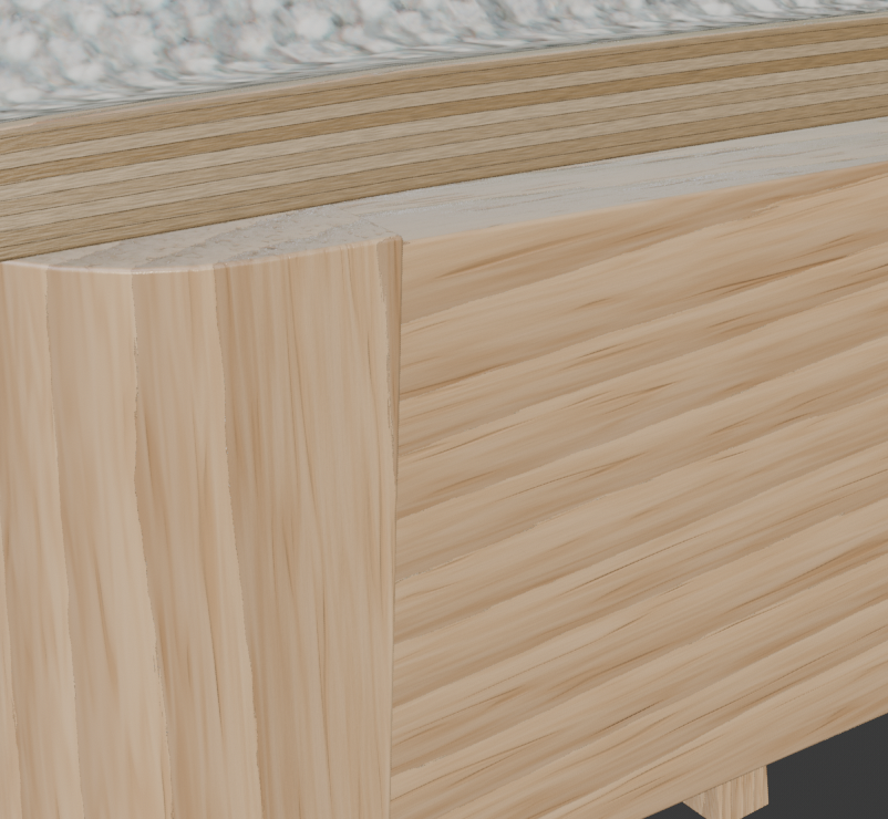 ryseino's tweet photo. 木口の方向も制御できるようにプロシージャルで木目テクスチャ
#Blender #3Dモデル #プロシージャルテクスチャ #建築パース #WIP #インテリア https://t.co/5jSiHgRZQy