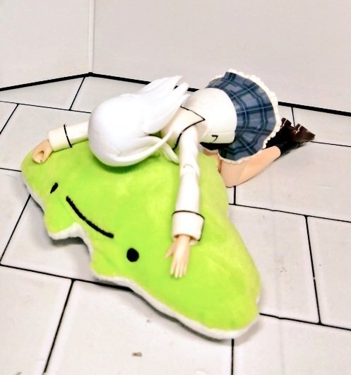 GNM_0002's tweet photo. #7月になったので私の印象をリプで教えてください

水姫『熱感で寝れぬぅ…』（ただの風邪）　
マンタ『きゅ…』 https://t.co/DHayPLRUdB