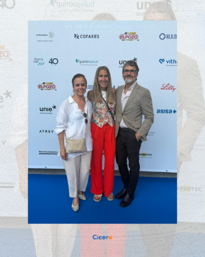 CiceroComunica's tweet photo. Últimas semanas moviditas en Cícero antes del verano ✨ Hemos estado en los Premios A TU SALUD de La Razón, en el 20º aniversario de elEconomista y en el evento Top-225 CMOs en LinkedIn 2026 de Epsilon Technologies y AMKT. https://t.co/4korGzMA1V